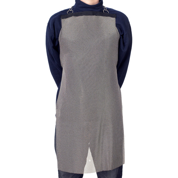 US Mesh Metal Clothing Stainless Steel Apron w/Adjustable Elastic Strap - Silver - 1/EA - 392-PIP-USM-2100