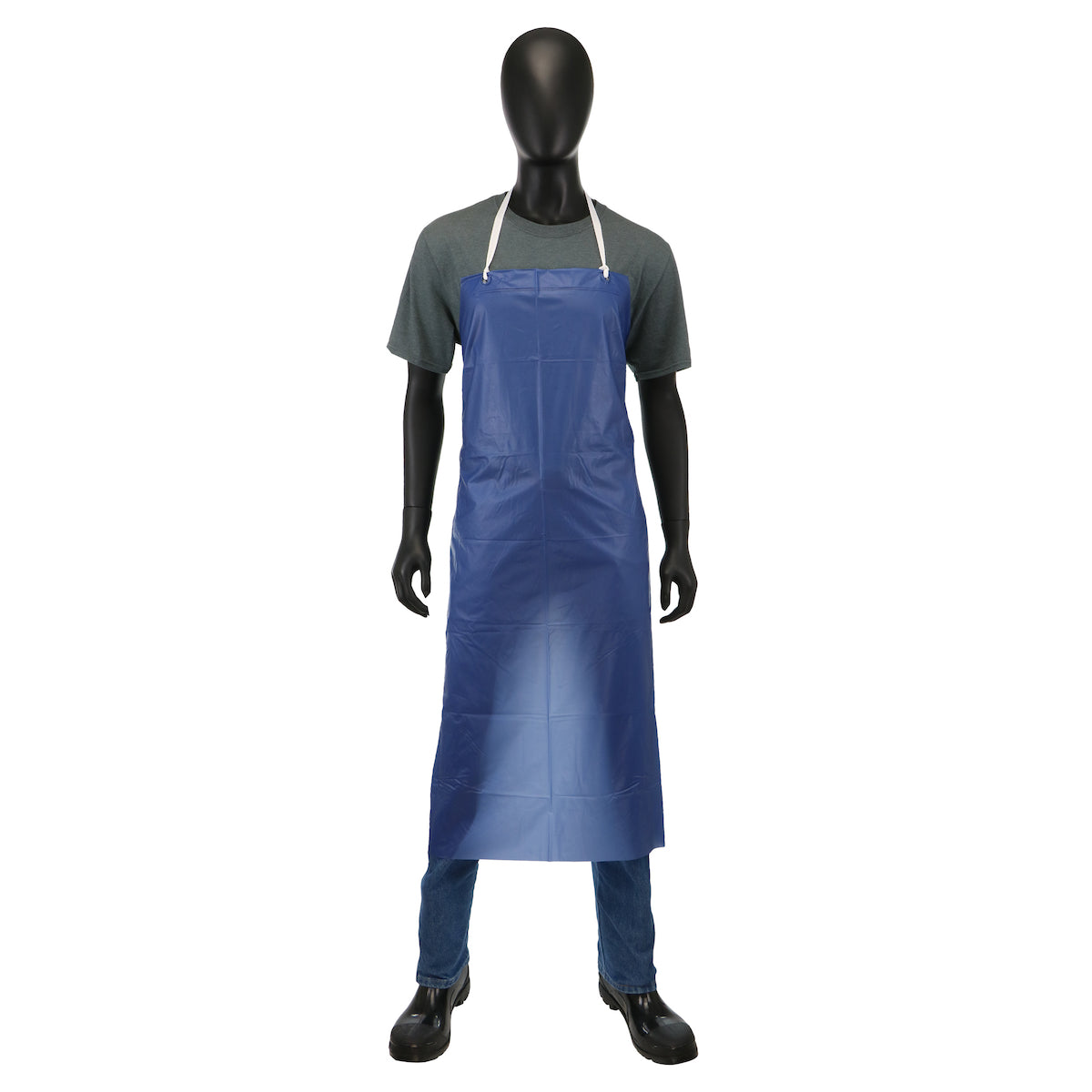 PIP Aprons Blue Vinyl Apron - 8 mil - - 1/DZ - 393-WCUUPB-45
