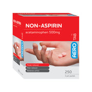AERO AEROTAB Non-Aspirin Tablets 250/box - ATNA250