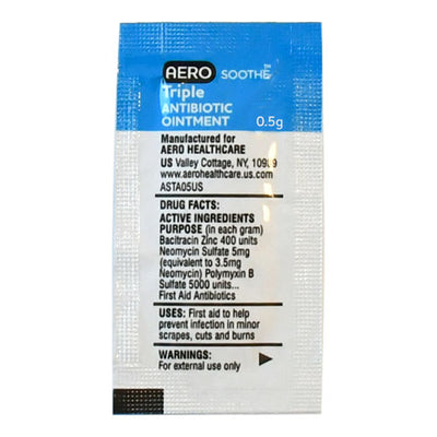AERO AEROSOOTHE Triple Antibiotic Packet .5g x5 - ASTA05US