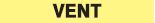 VENT PERFORATED ROLL PIPE MARKER