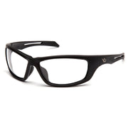 Pyramex - Howitzer - Black frame/clear anti-fog lens - 1/Pair