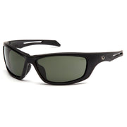 Pyramex - Howitzer - Black frame/forest gray anti-fog lens - 1/Pair