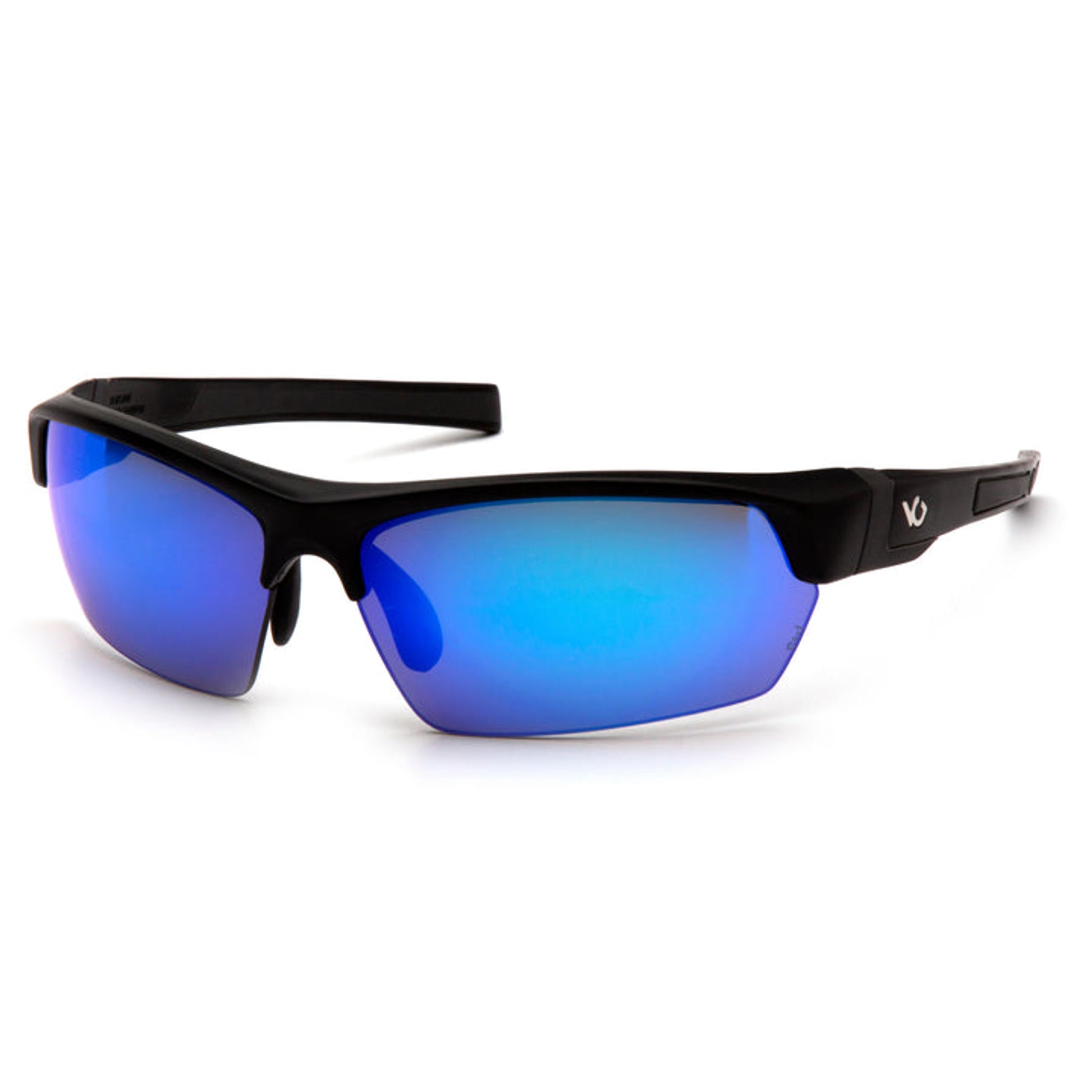 Venture Gear - Tensaw - Black Frame/Ice Blue Mirror Anti-Fog Lens - 12/Pair