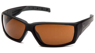 Venture Gear Tactical Overwatch Black Frame/Bronze Anti-Fog Lens Safety Eyewear