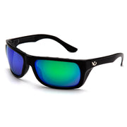 Venture Gear - Vallejo - Black Frame/ Polarized Green Mirror Lens - 1/Pair