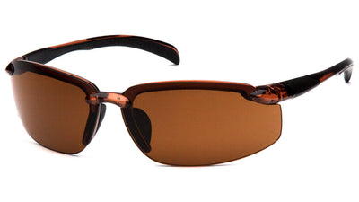 Venture Gear Waverton Brown Frame/Bronze Lens Safety Eyewear