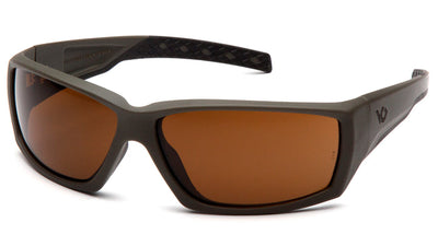Venture Gear Tactical Overwatch OD Green Frame/Bronze Anti-Fog Lens Safety Eyewear