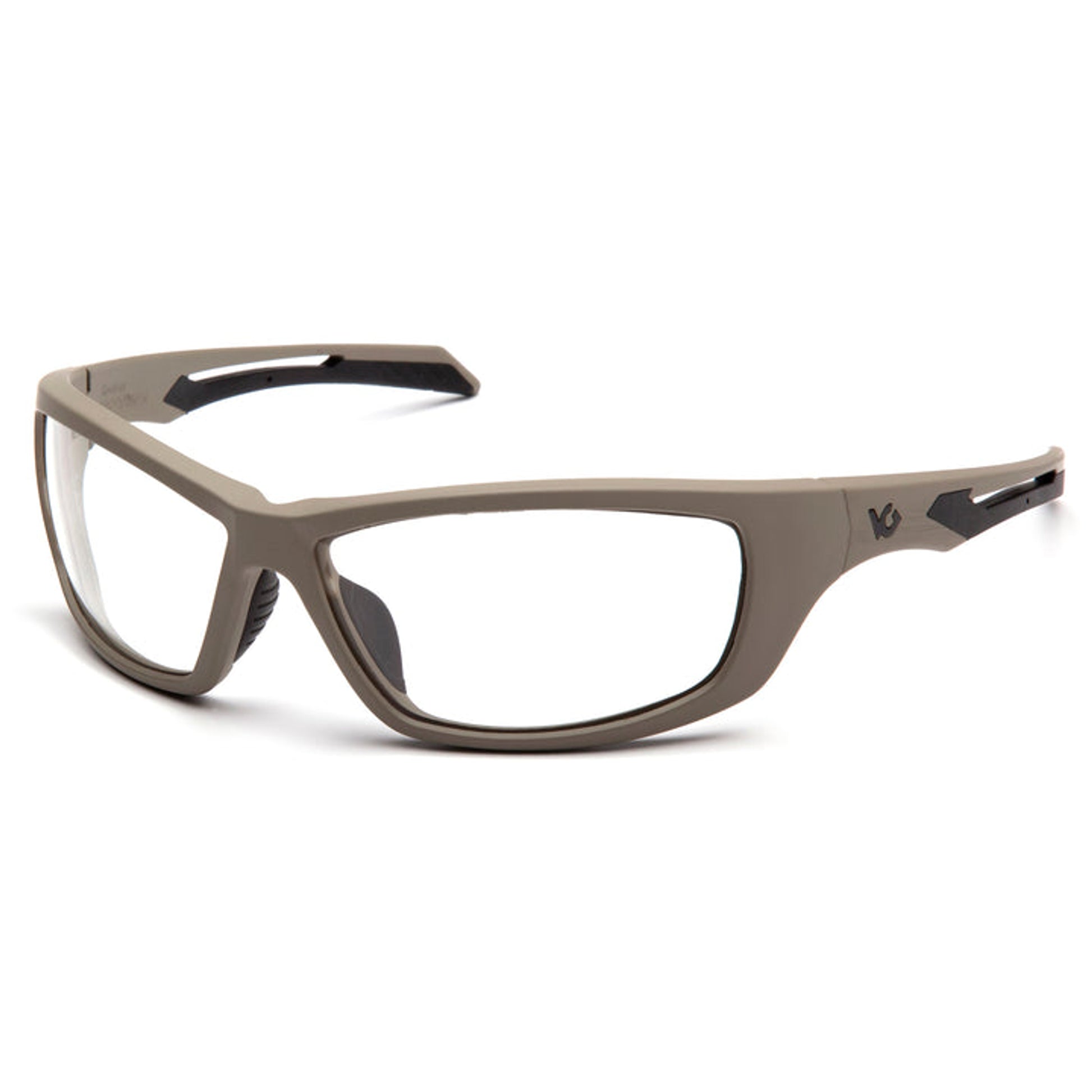 Pyramex - Howitzer - Tan frame/clear anti-fog lens - 1/Pair