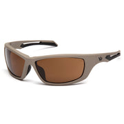Pyramex - Howitzer - Tan frame/bronze anti-fog lens - 1/Pair