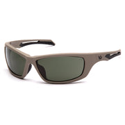 Pyramex - Howitzer - Tan frame/forest gray anti-fog lens - 1/Pair