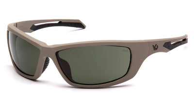 Venture Gear Tactical Howitzer Tan Frame/Forest Gray Anti-Fog Lens Safety Eyewear