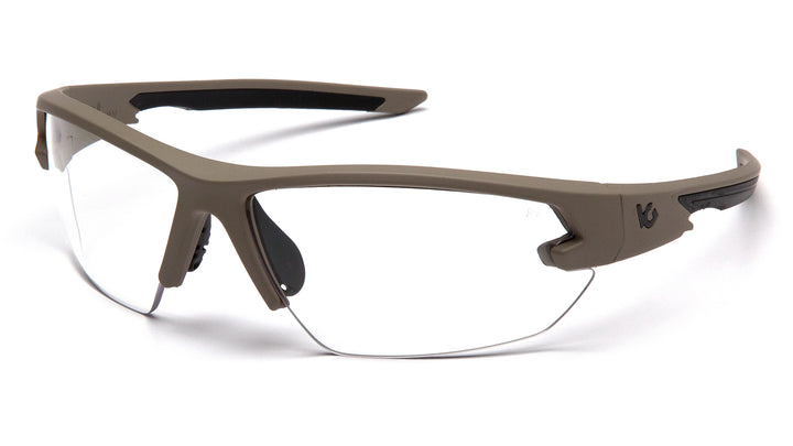 Pyramex - Semtex 2.0  - Tan frame/clear anti-fog lens - 1/Pair