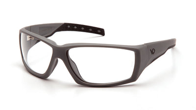 Venture Gear Tactical Overwatch Urban Gray Frame/Clear Anti-Fog Lens Safety Eyewear