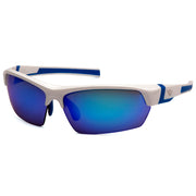 Venture Gear - Tensaw - White-Blue Frame/Ice Blue Mirror Anti-Fog Lens - 12/Pair
