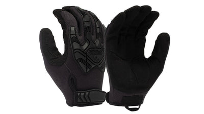 Pyramex VGTG40 Venture Gear Tactical Heavy Duty Impact Operator Glove- Blackout Cut Level A2