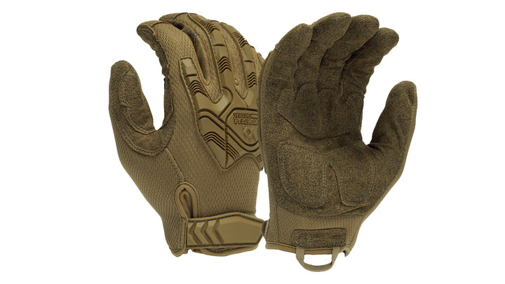 Venture Gear Tactical Heavy Duty Impact Operator Glove- Coyote Brown - Cut A2
