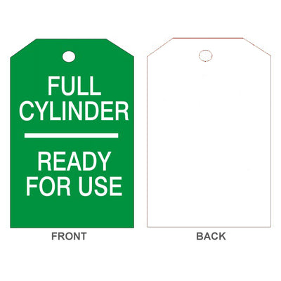FULL CYLINDER ---- READY FOR USE  BLANK BACK - FULL CYLINDER ---- READY FOR USE  BLANK BACK, 6.125X3, Rigid Vinyl