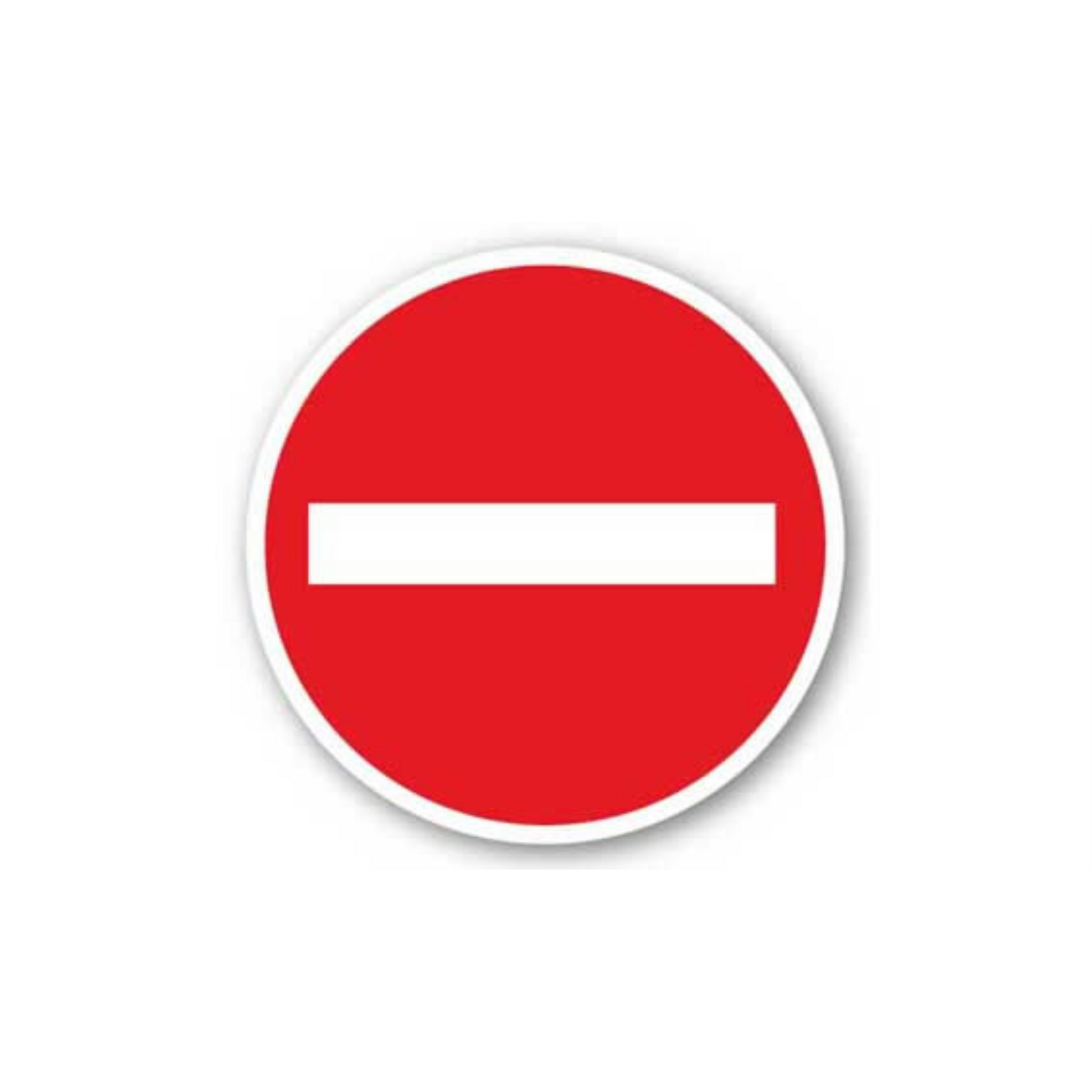 17" CIRCLE SIGNS -  Circle Sign - Do Not Enter - LS-SIGN 289 #6080 -UEN