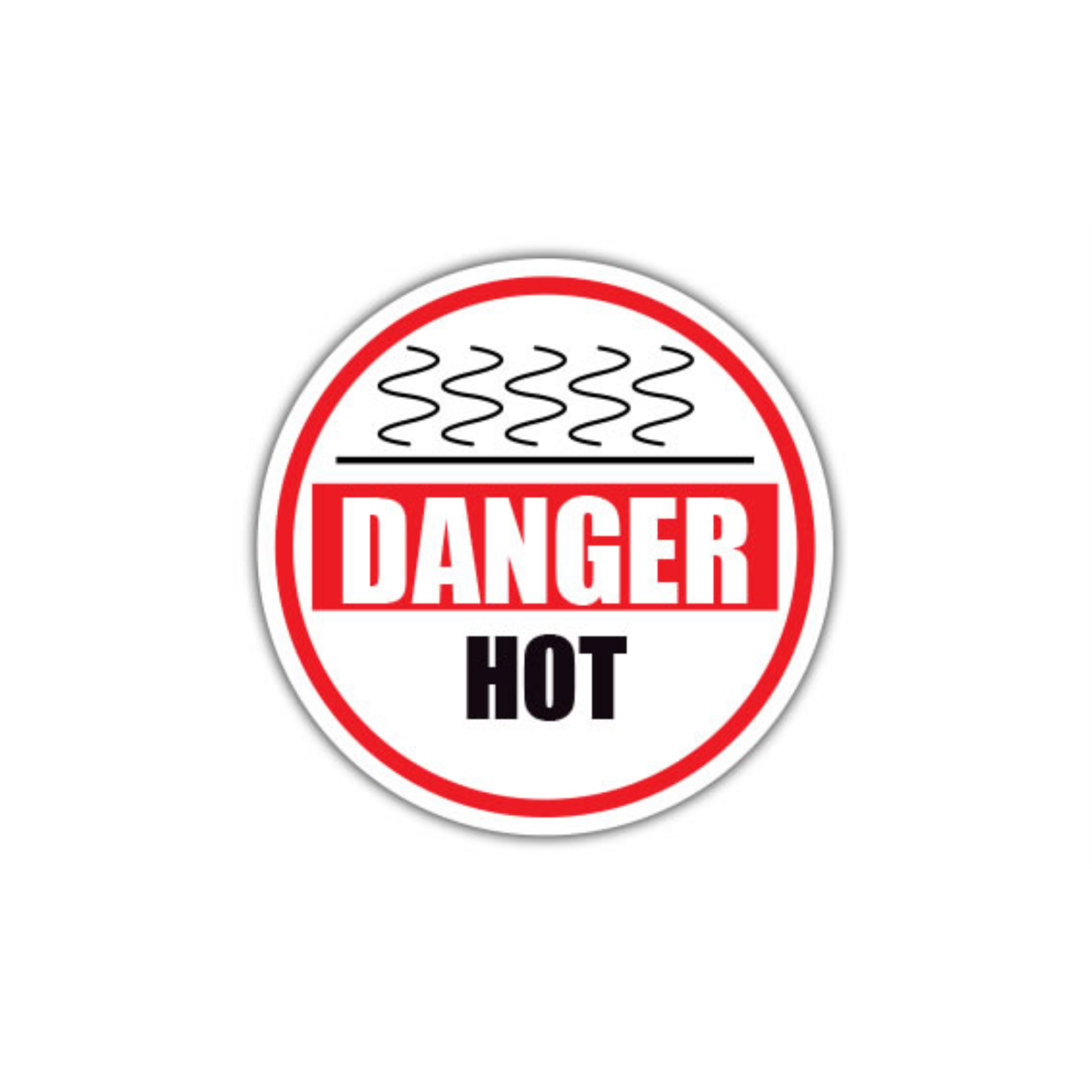 20" CIRCLE SIGNS - Circle Sign - Danger Hot - DSV-SIGN 400 #1956 -UEN
