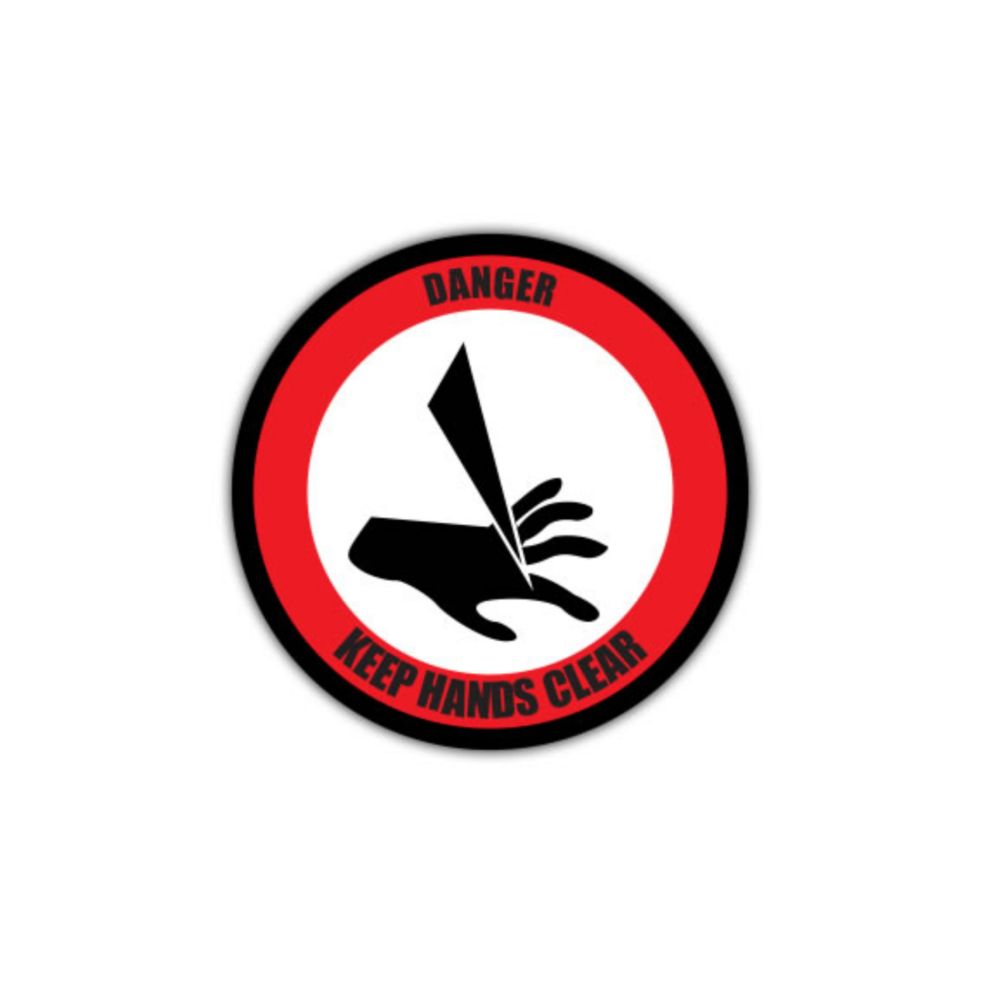 30" CIRCLE SIGNS - Circle Sign - Danger Keep Hands Clear - DSV-SIGN 900 #1965 -UEN