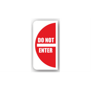 17" x 30" HALF SIGNS -  Half Sign - Do Not Enter (Right) - DSV-SIGN 510 #0633RIGHT -UEN