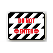 50" x 32" RECTANGLE SIGNS -  Rectangle Sign - Do Not Enter - DSV-SIGN 1600 #2270 -UEN