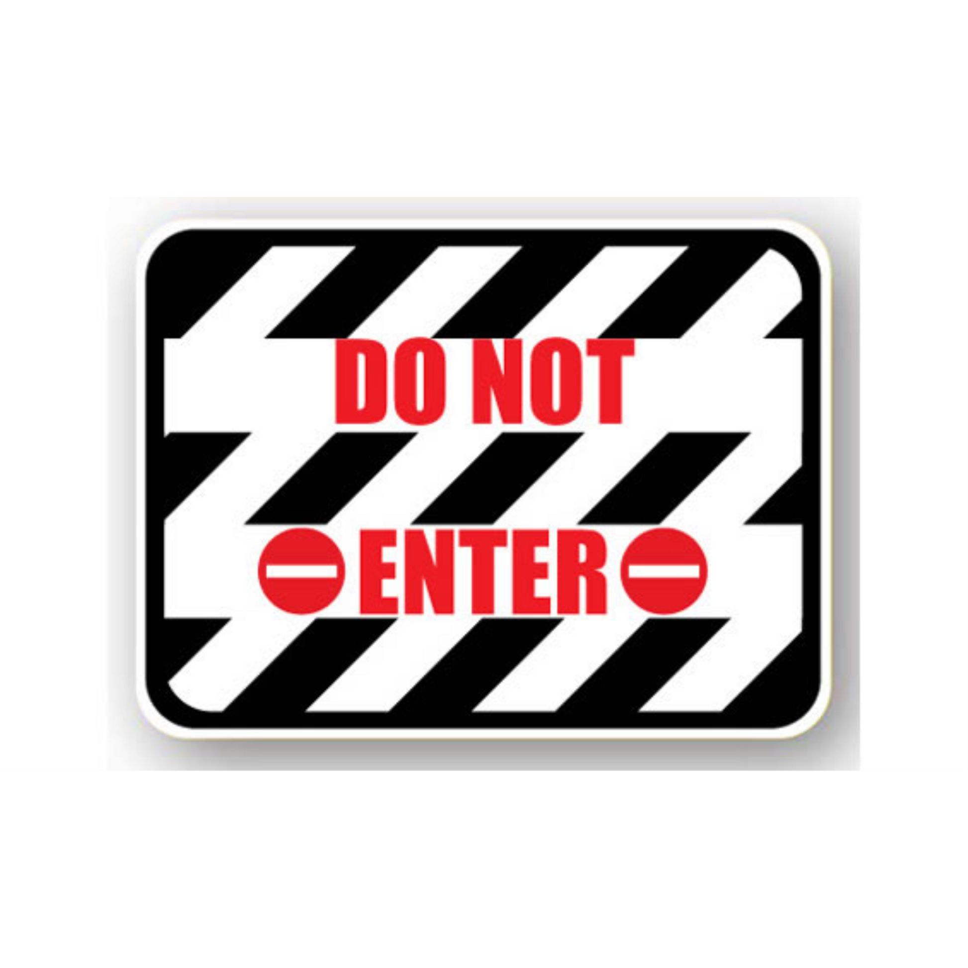 30" x 21" RECTANGLE SIGNS -  Rectangle Sign - Do Not Enter - DSV-SIGN 630 #2268 -UEN