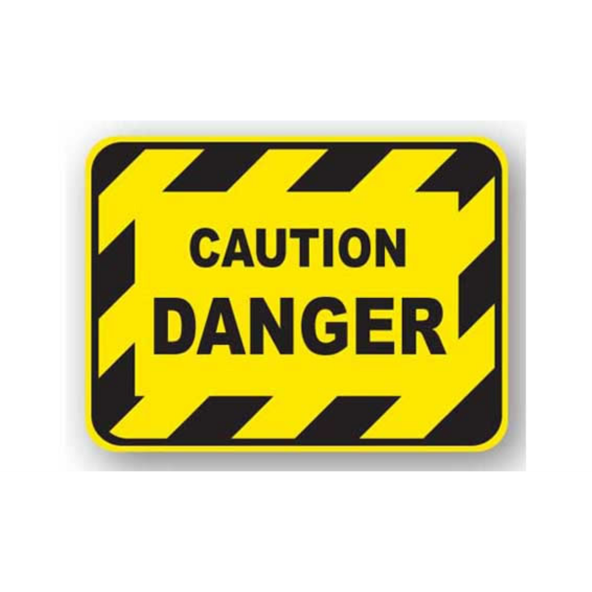 36" x 27" RECTANGLE SIGNS - Rectangle Sign - Caution Danger - DSV-SIGN 972 #0369 -UEN