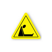 32" TRIANGLE SIGNS -  Triangle Sign - Asphyxiation - DSV-SIGN 1024 #1394 -UEN