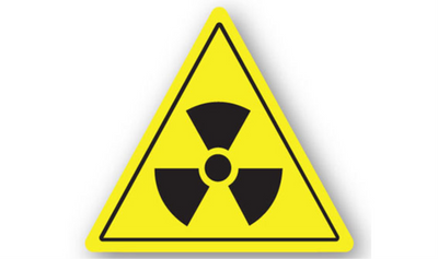 20" TRIANGLE SIGNS - Triangle Sign - Radiation - DSV-SIGN 400 #0087 -UEN