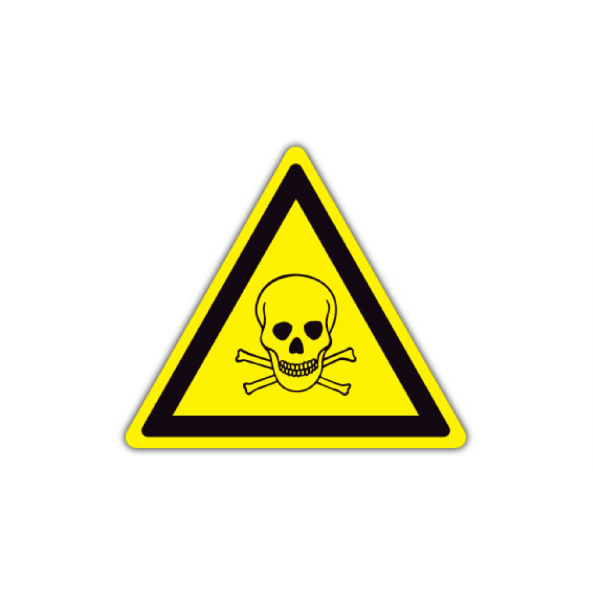20" TRIANGLE SIGNS - Triangle Sign - Skull & Crossbones - LS-SIGN 400 #1239 -UEN