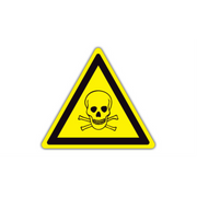 32" TRIANGLE SIGNS -  Triangle Sign - Skull & Crossbones - DSV-SIGN 1024 #1242 -UEN