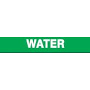 WATER PERFORATED ROLL PIPE MARKER - WATER PERFORATED ROLL PIPE MARKER, 2”X18Y, Adhesive Vinyl