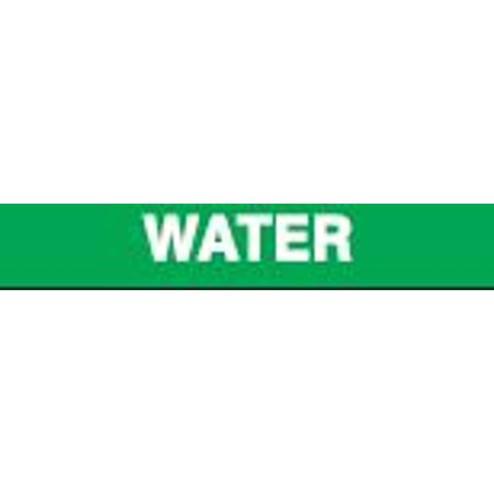 WATER PERFORATED ROLL PIPE MARKER - WATER PERFORATED ROLL PIPE MARKER, 2”X18Y, Adhesive Vinyl