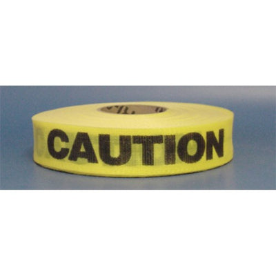 CAUTION WOVEN PLASTIC BARRIER TAPE - 2 INCH