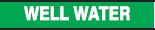 WELL WATER PERFORATED ROLL PIPE MARKER