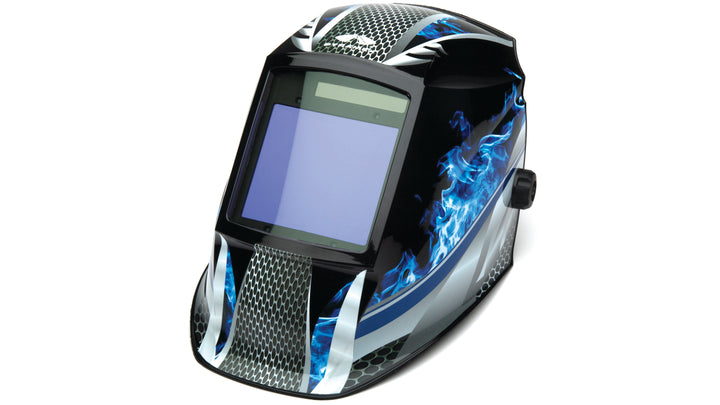 Pyramex - LeadHead - AUTODARKENING WELDING HELMET-MANUAL-98x87mm-FIRE METAL - 1/Pair