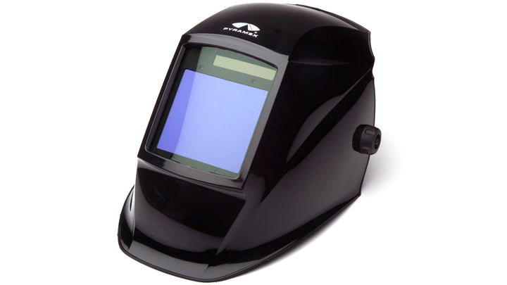 Pyramex - LeadHead - AUTODARKENING WELDING HELMET-MANUAL-98x87mm-GLOSSY BLACK - 1/Pair