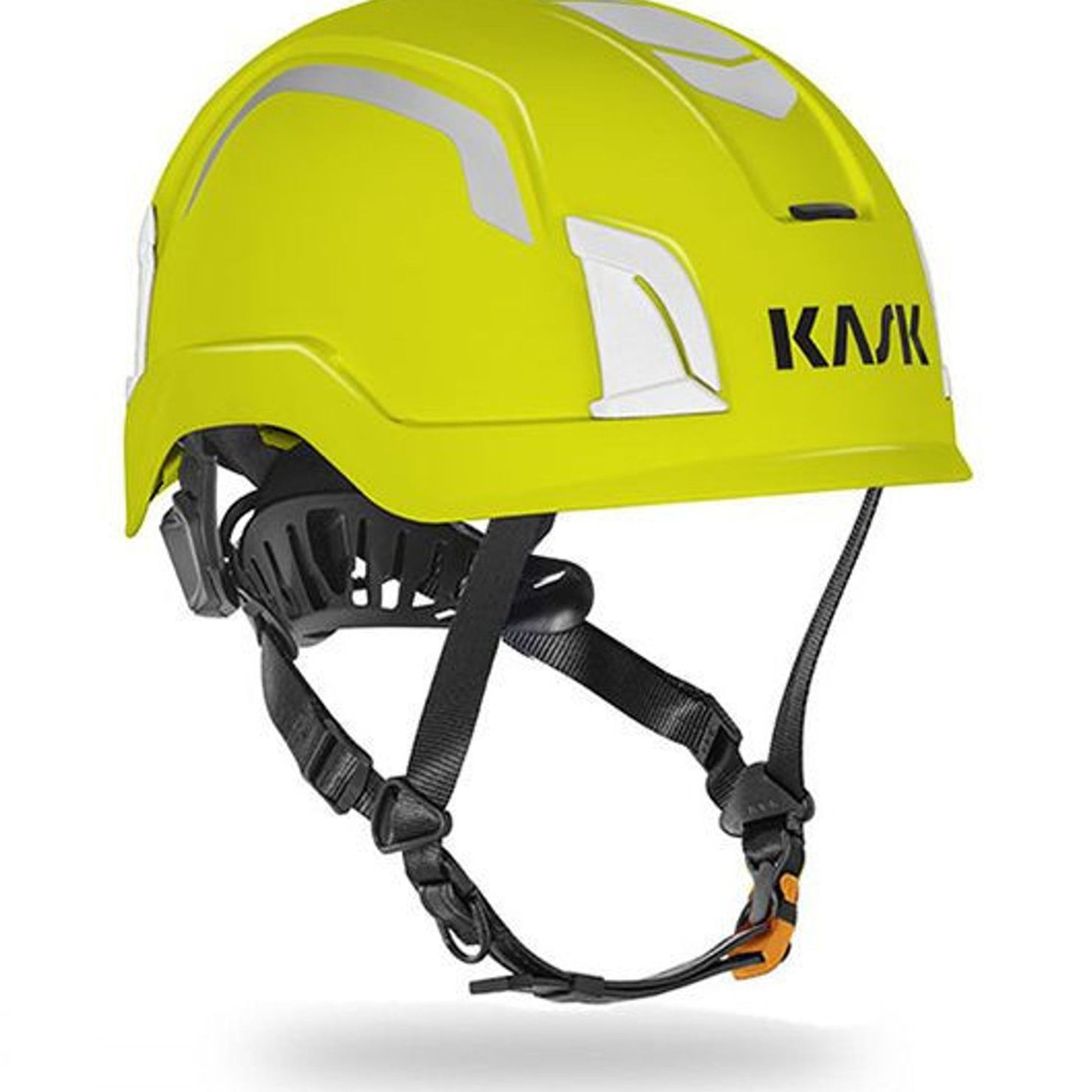 Kask Zenith X2 Max Hi-Viz Type I & Type II Class E Non-Vented Yellow Fluorescent Safety Helmet - WHE00135-221