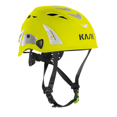 Kask Superplasma HD Hi-Viz Type I Class C Vented Yellow Fluorescent Safety Helmet - WHE00139-221