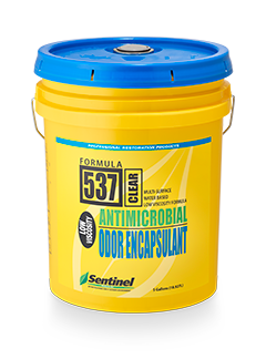 Sentinel 537 Liquid Smoke & Odor Encapsulant CLEAR - 5 Gallon Pail - 537/05