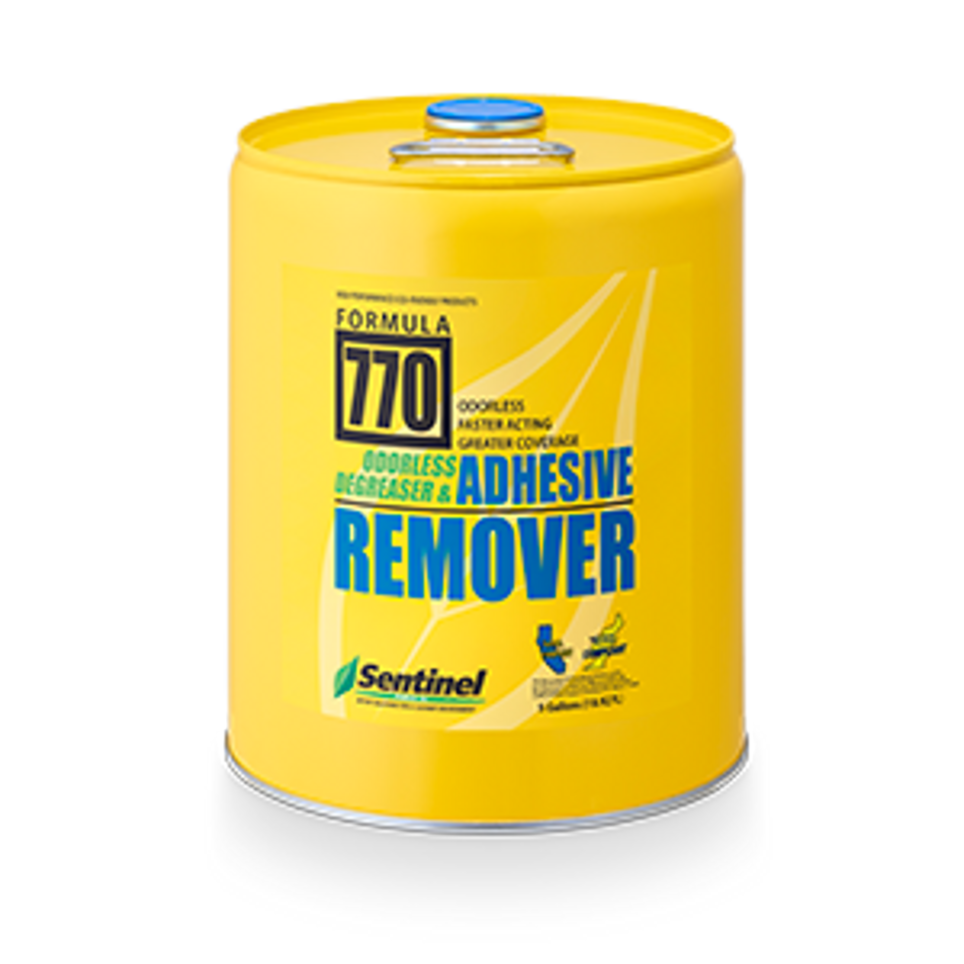Sentinel 770 Odorless Adhesive/Degreaser Cleaner - 55 Gallon Drum - 770/55
