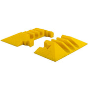 Cable Protector - Yellow Jacket - 3-Ch - 2.25" - End Boot Pair - Dog Bone - Yellow - 56 - 840 Lb Load - YJ3EB-225-Y