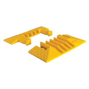 Cable Protector - Yellow Jacket - 4-Ch - 1.25" - End Boot Pair - Dog Bone - Yellow - 65 - 200 Lb Load - YJ4EB-125-Y