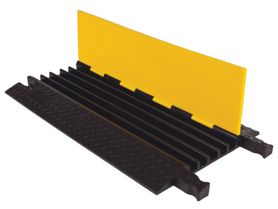 Cable Protector - Yellow Jacket - 5-Ch - 1.25" - Dog Bone - Yellow/Black - 65 - 200 Lb Load - YJ5-125-Y/B