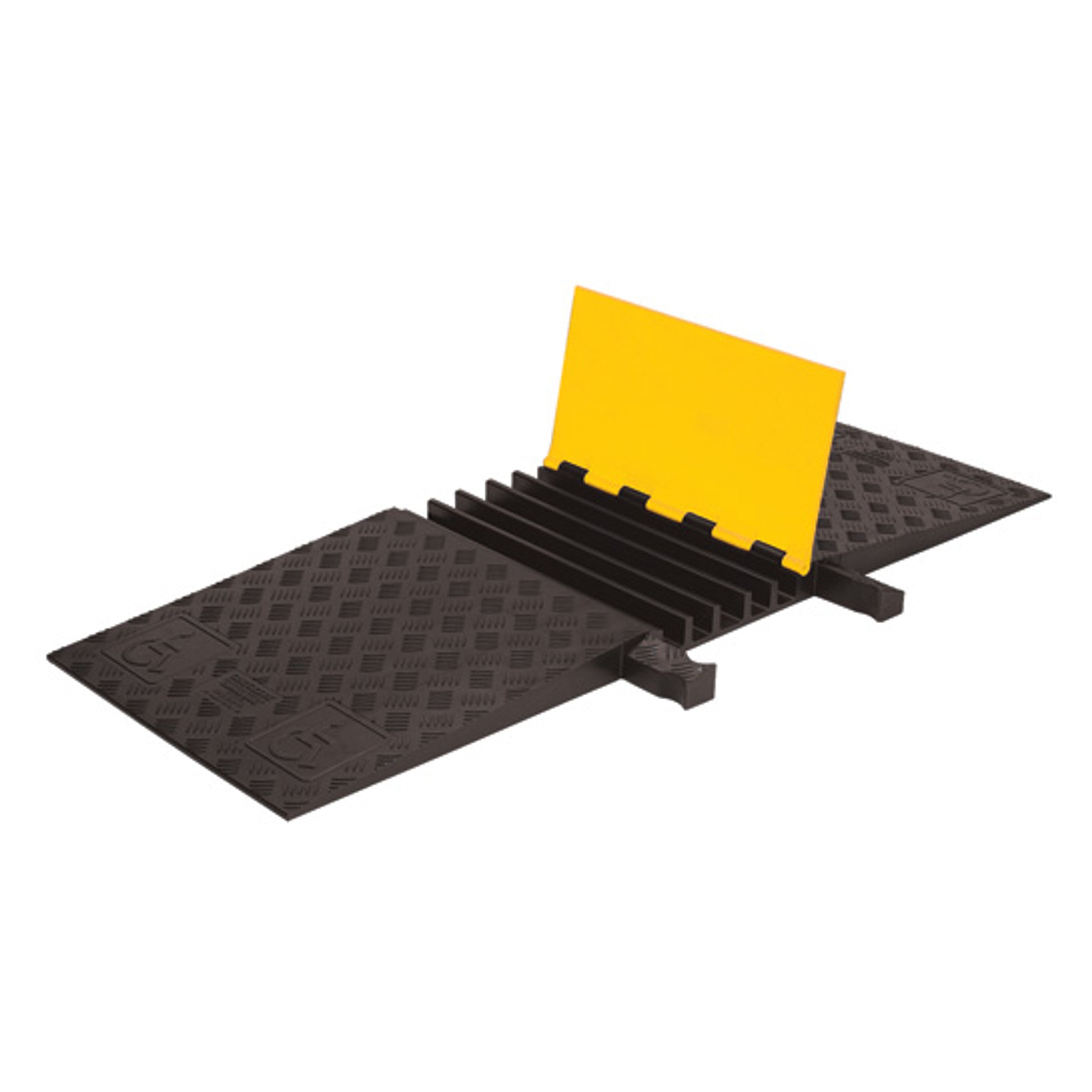 Cable Protector - Yellow Jacket - 5-Ch - 1.25" - ADA - Dog Bone - Yellow/Black - 42 - 000 Lb Load - YJ5-125-ADA-Y/B