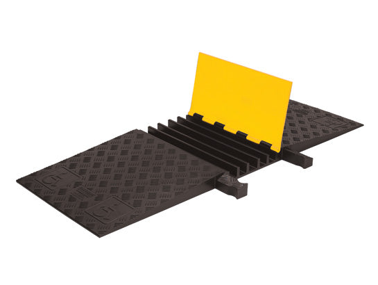 Cable Protector - Yellow Jacket - 5-Ch - 1.25" - ADA - Dog Bone - Yellow/Black - 42 - 000 Lb Load - YJ5-125-ADA-Y/B