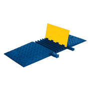 Cable Protector - Yellow Jacket - 5-Ch - 1.25" - ADA - Dog Bone - Yellow/Blue - 42 - 000 Lb Load - YJ5-125ADAY/BLU