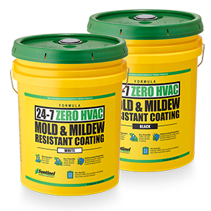 Sentinel 24-7 Zero HVAC Coating - BLACK - 5 Gallon Pail - 24-7HVACBLK/05